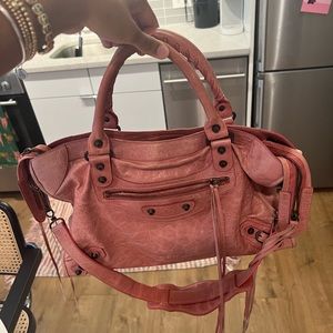 Balenciaga City Bag - Dusty Pink